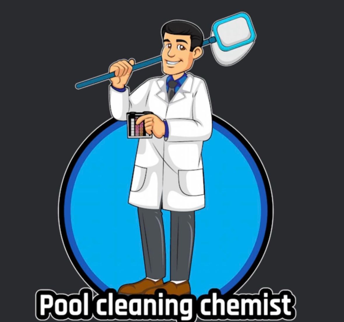 Pool Cleaning Chemist Logo